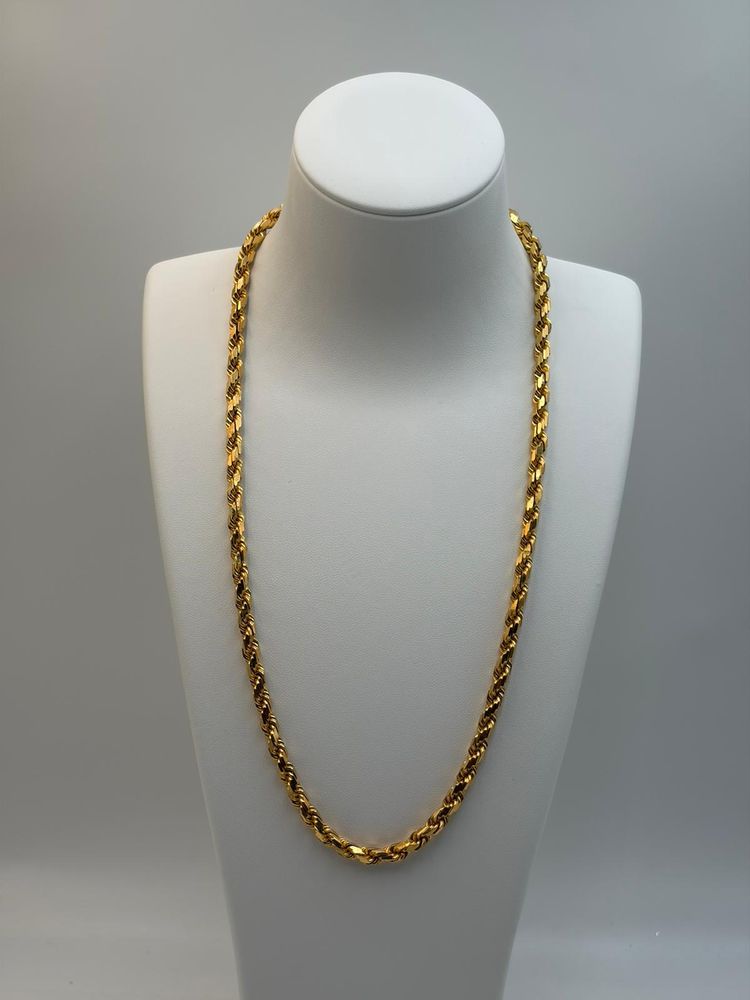 Preloved gold rope chain Singapore - Assure Gold 916 chain 09